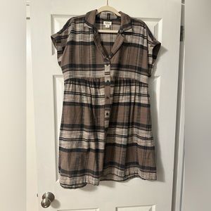Upwest soft flannel dress- has pockets! Never worn